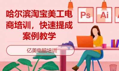 哈尔滨淘宝美工电商培训，快速提成案例教学